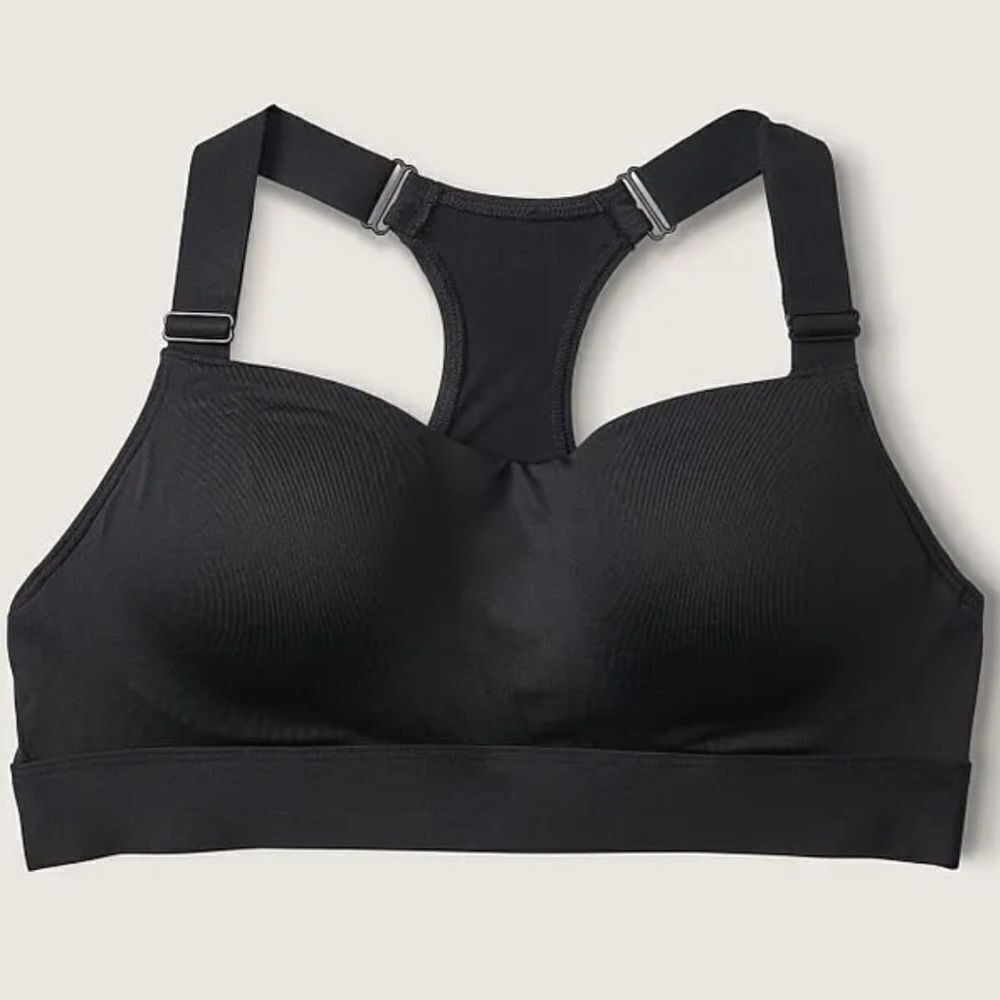 Victoria’s Secret Pink Ultimate Push Up Padded sport yoga gym bra black